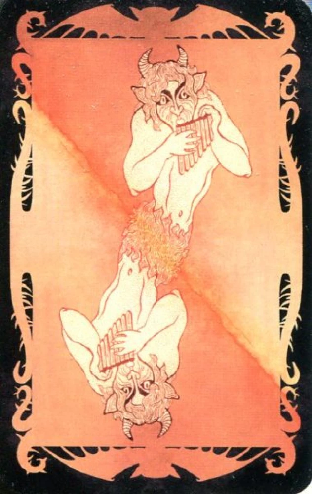 Tarot Cards of Demons by Vera Sklyarova (78-card deck with instructions)