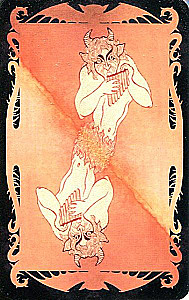Tarot Cards of Demons by Vera Sklyarova (78-card deck with instructions)