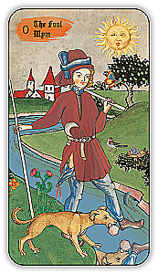 Divination Cards - Medieval Tarot by Vladimir Strannikov (deck of 89 cards with instruction)