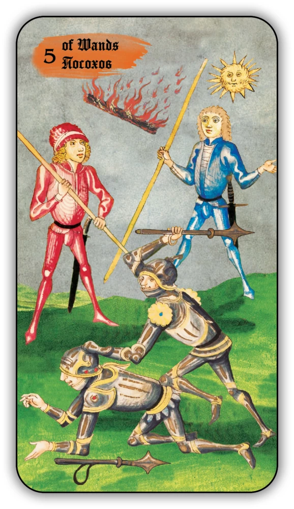 Divination Cards - Medieval Tarot by Vladimir Strannikov (deck of 89 cards with instruction)