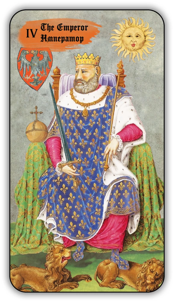 Divination Cards - Medieval Tarot by Vladimir Strannikov (deck of 89 cards with instruction)