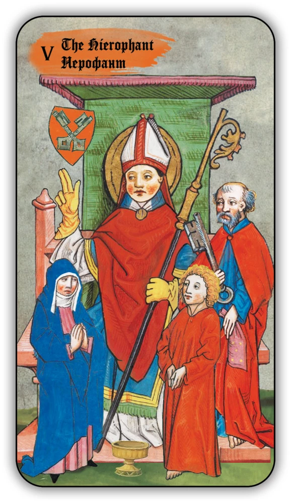 Divination Cards - Medieval Tarot by Vladimir Strannikov (deck of 89 cards with instruction)