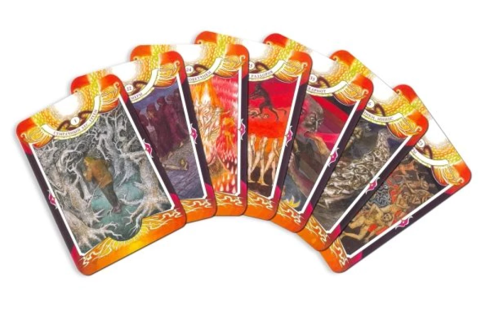Divination Cards - Tarot of the Black Forces by Vera Sklyarova (114 cards with instructions)