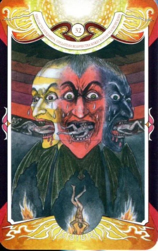 Divination Cards - Tarot of the Black Forces by Vera Sklyarova (114 cards with instructions)