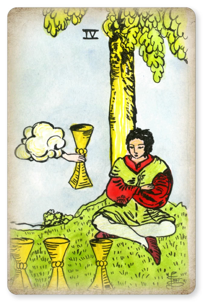 Tarot Waite. Professional set of 79 cards with a book and workbook