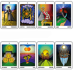 Vladimir Shmakov's Tarot (78 cards) - In the footsteps of the Book of Thoth