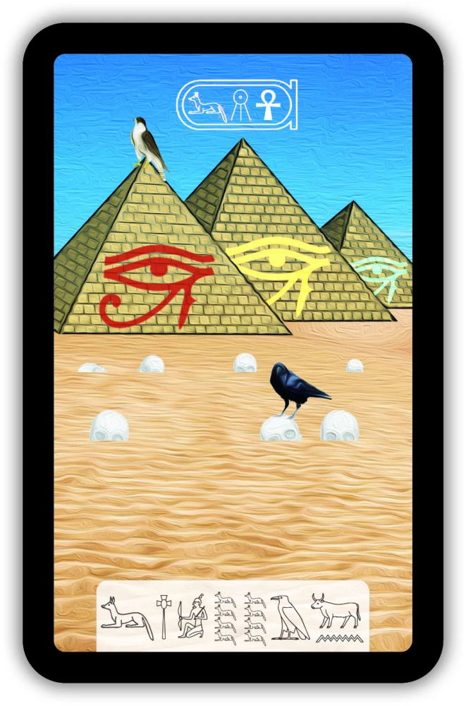 Fortune Telling Cards - Tarot of Anubis (Premium deck of 46 cards with instructions)