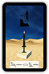 Fortune Telling Cards - Tarot of Anubis (Premium deck of 46 cards with instructions)