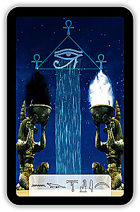 Fortune Telling Cards - Tarot of Anubis (Premium deck of 46 cards with instructions)