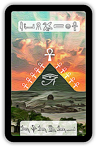 Fortune Telling Cards - Tarot of Anubis (Premium deck of 46 cards with instructions)