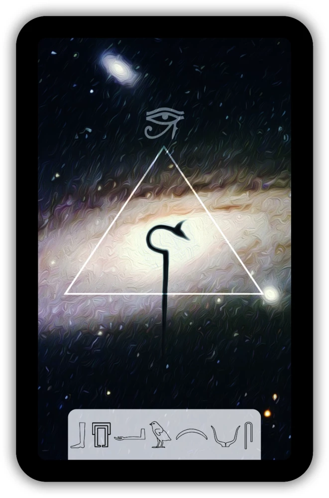 Fortune Telling Cards - Tarot of Anubis (Premium deck of 46 cards with instructions)