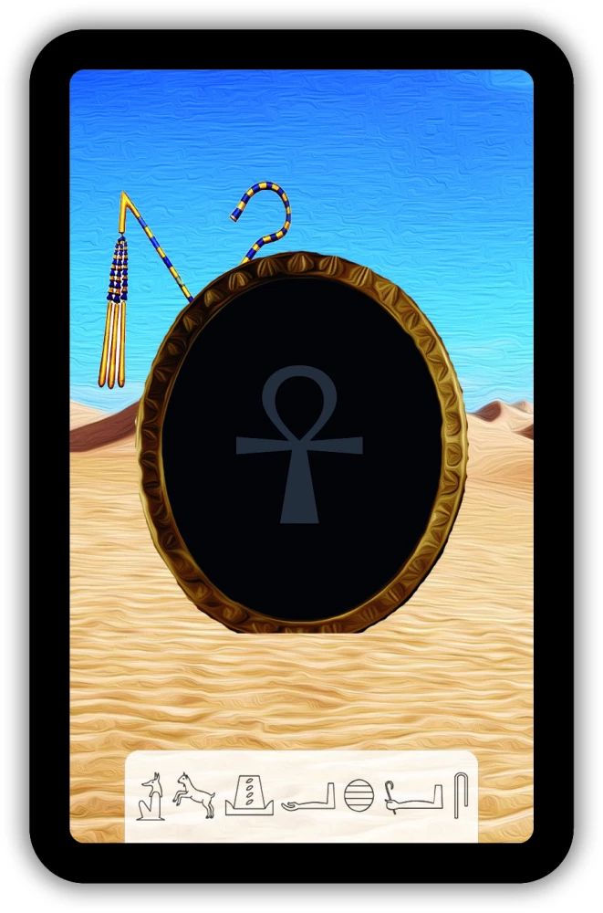 Fortune Telling Cards - Tarot of Anubis (Premium deck of 46 cards with instructions)