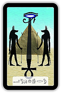 Fortune Telling Cards - Tarot of Anubis (Premium deck of 46 cards with instructions)