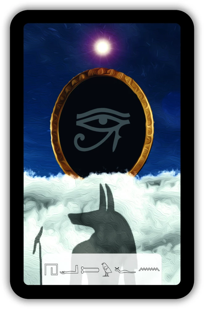 Fortune Telling Cards - Tarot of Anubis (Premium deck of 46 cards with instructions)