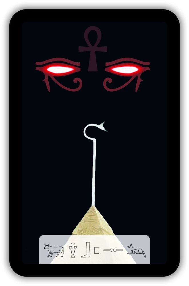 Fortune Telling Cards - Tarot of Anubis (Premium deck of 46 cards with instructions)