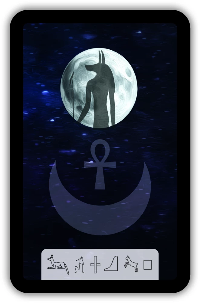 Fortune Telling Cards - Tarot of Anubis (Premium deck of 46 cards with instructions)