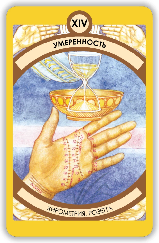 Fortune-telling cards - Tarot at your palm (a deck of 78 cards with instructions)