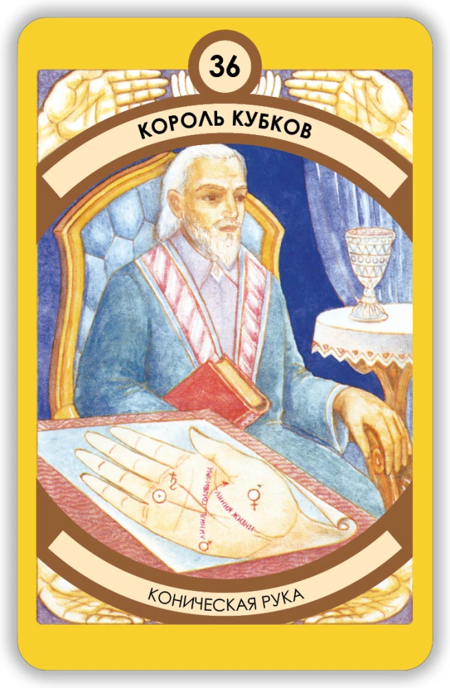 Fortune-telling cards - Tarot at your palm (a deck of 78 cards with instructions)