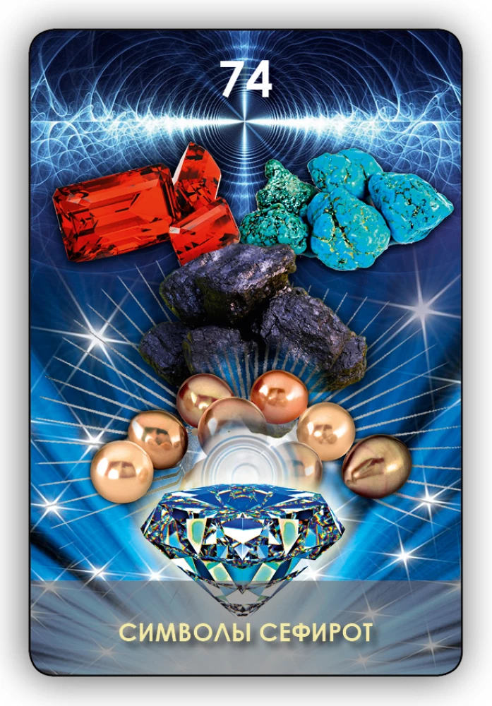 Fortune Telling Cards - Tarot of the Tree of Sephirot (Set of 78 Cards with Instructions)