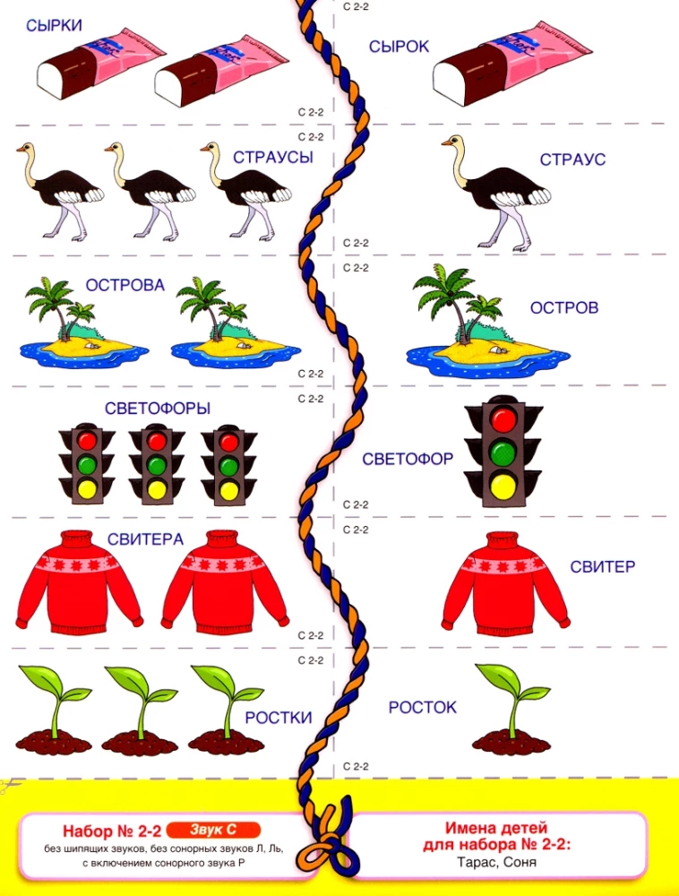 Hissing Sounds S, Sy, Z, Zь, Ts