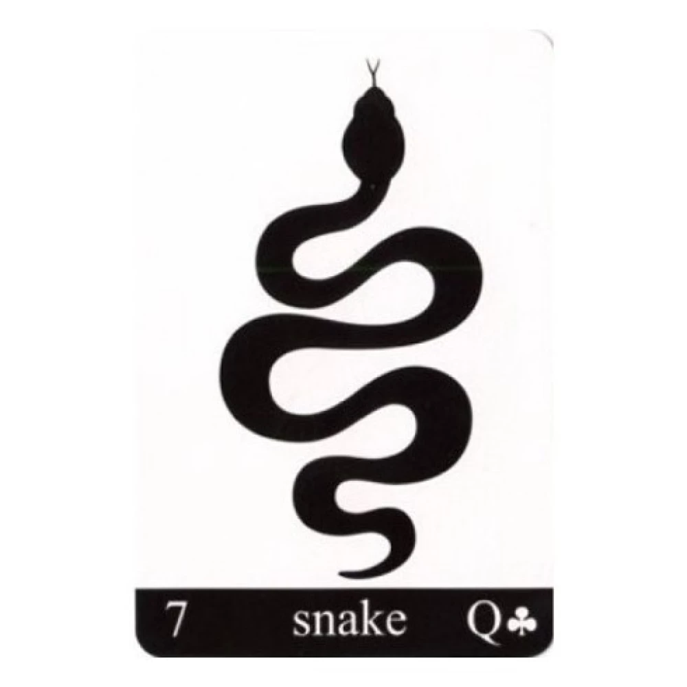 Lenormand Oracle Silhouette Mini (36 cards)