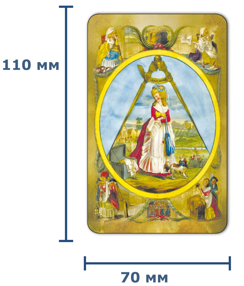 Fortune-Telling Cards - Macaroni Oracle (78 cards with instructions)