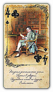 Karty do wróżb - Czerwone i czarne diamenty (54 karty)