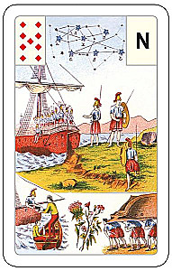Divination Cards - Lenormand Oracle. Large astromythological deck (54 cards with instruction)