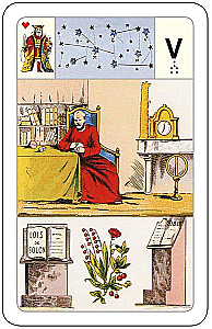 Divination Cards - Lenormand Oracle. Large astromythological deck (54 cards with instruction)
