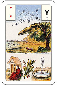 Divination Cards - Lenormand Oracle. Large astromythological deck (54 cards with instruction)