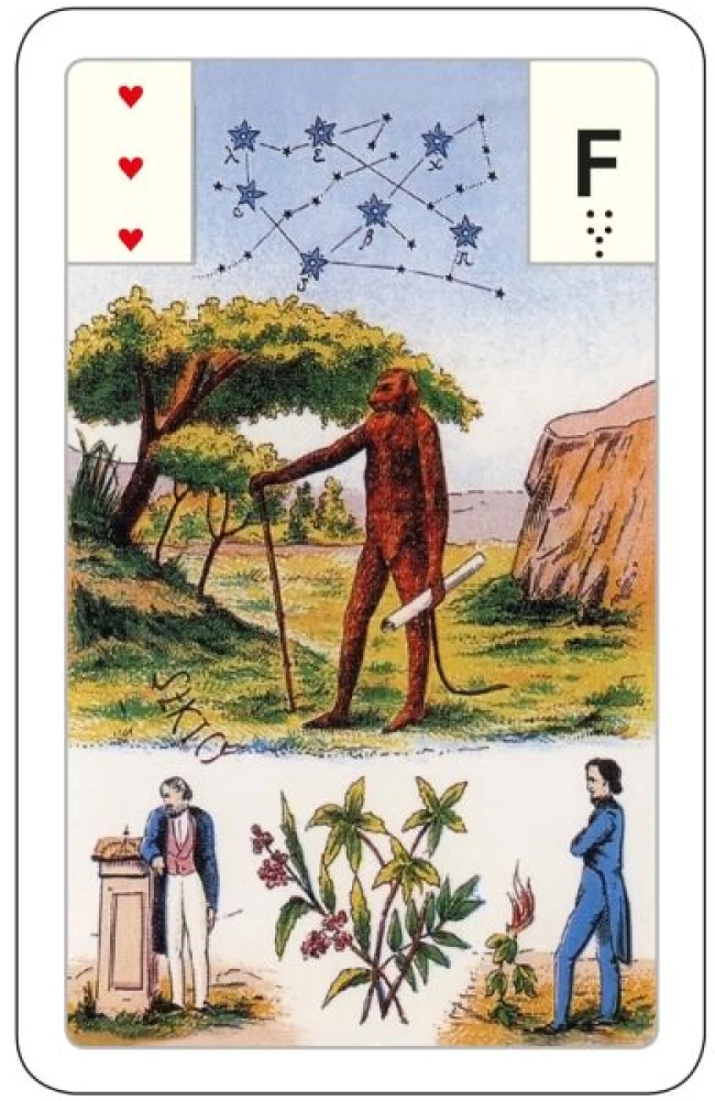 Divination Cards - Lenormand Oracle. Large astromythological deck (54 cards with instruction)
