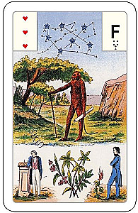 Divination Cards - Lenormand Oracle. Large astromythological deck (54 cards with instruction)