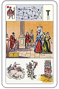 Divination Cards - Lenormand Oracle. Large astromythological deck (54 cards with instruction)