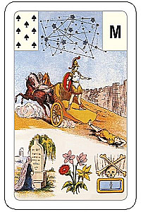 Divination Cards - Lenormand Oracle. Large astromythological deck (54 cards with instruction)