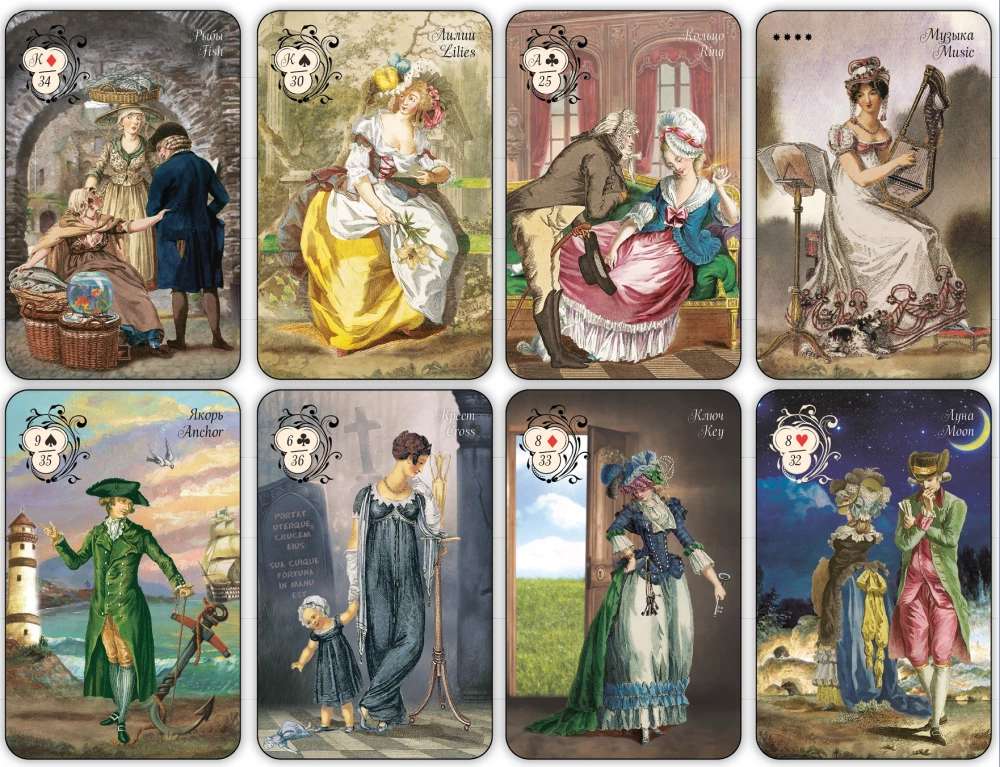 Fortune-Telling Cards - Dubarry Oracle (42 cards with instructions)