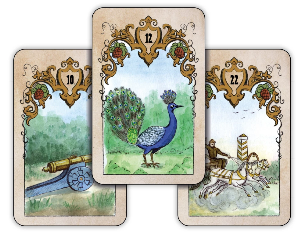 Divination Cards - Swedenborg Oracle (deck of 36 cards with instructions)