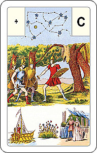Astro-Mythological Grand Lenormand Deck for Beginners (54 Cards with Instructions)