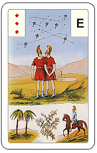 Astro-Mythological Grand Lenormand Deck for Beginners (54 Cards with Instructions)