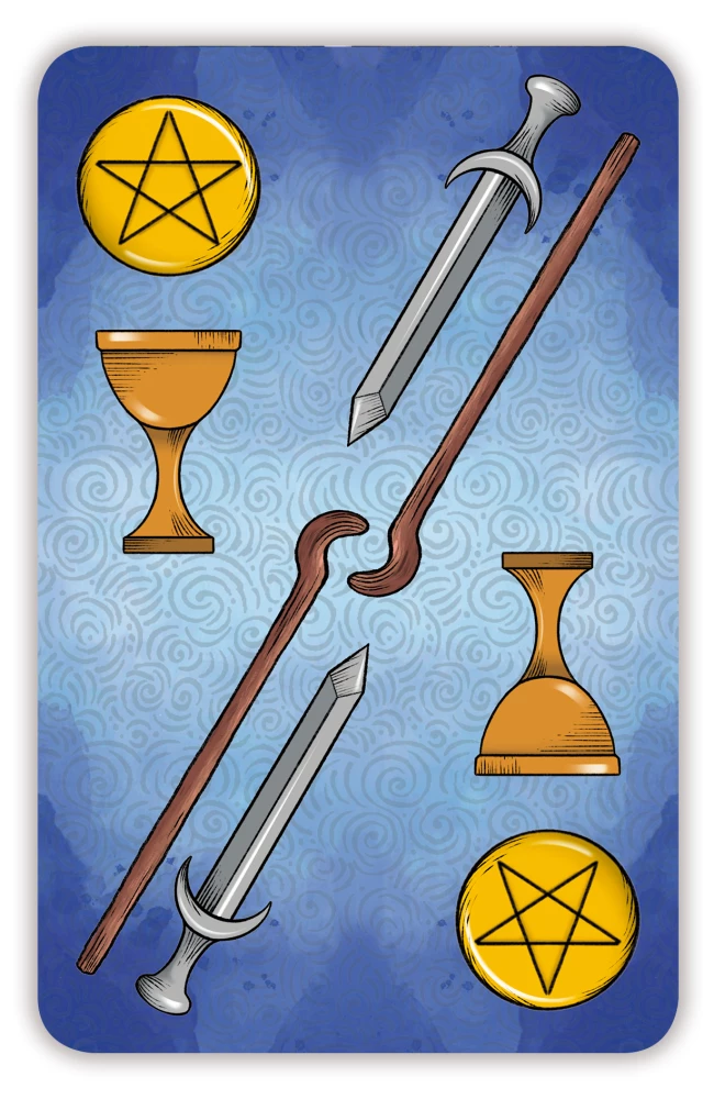 My Unique Tarot. Empty Tarot Divination Cards for Self-Making with Your Own Hands