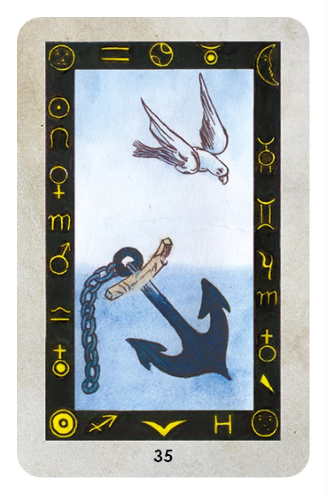 Oracle Testament Lenorman (deck with instructions for divination and predictions)