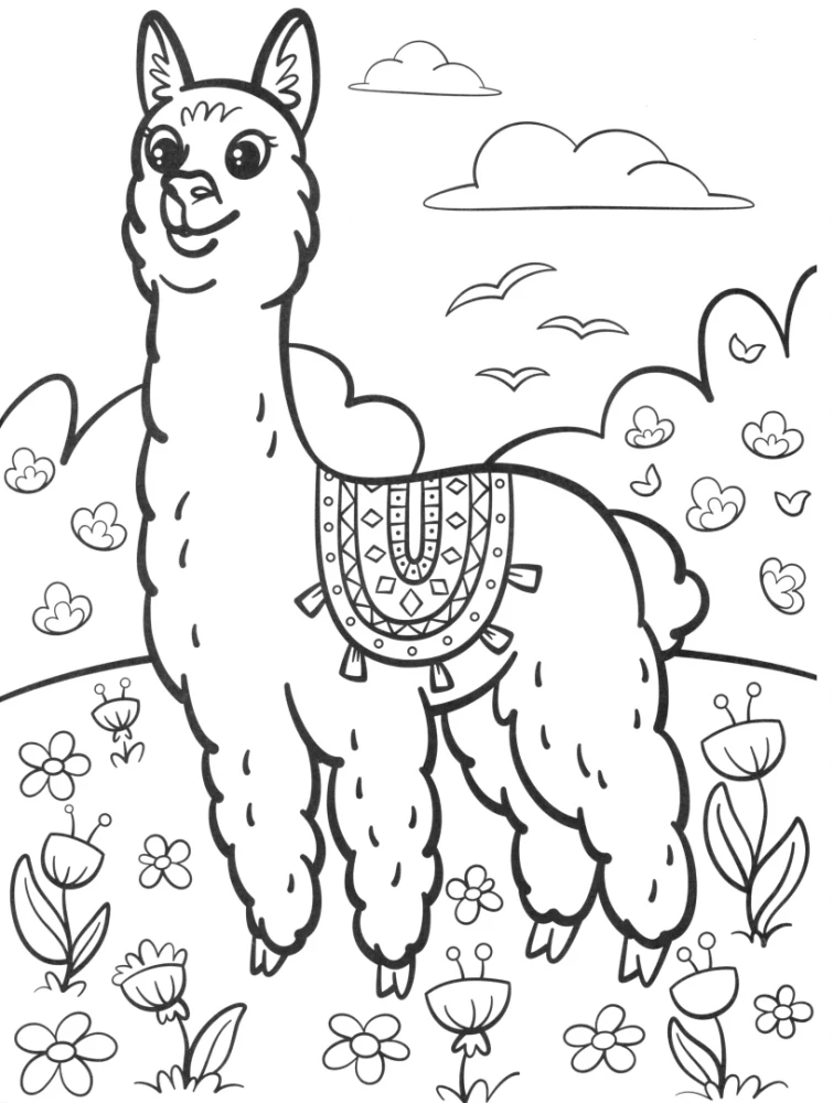 Fluffy Animals. Coloring Book