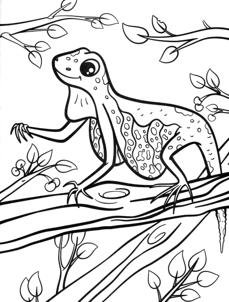 Flying Animals. Coloring Book