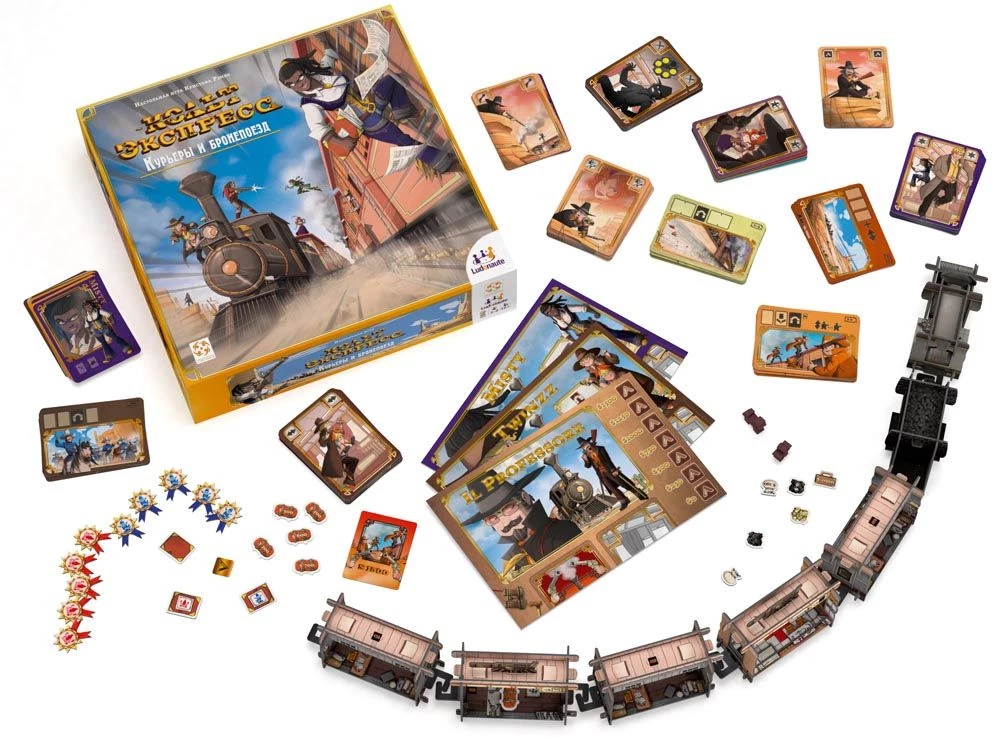 Gra planszowa - Colt Express. Kurierzy i pociąg pancerny (dodatek)
