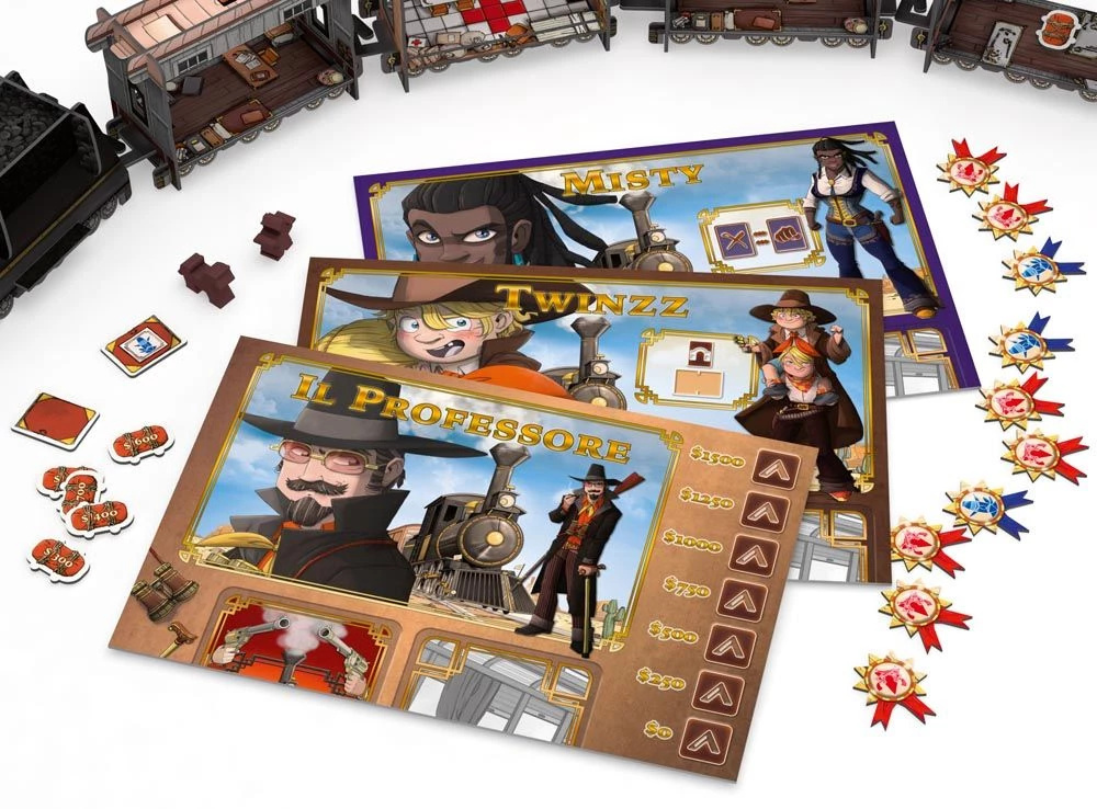 Gra planszowa - Colt Express. Kurierzy i pociąg pancerny (dodatek)