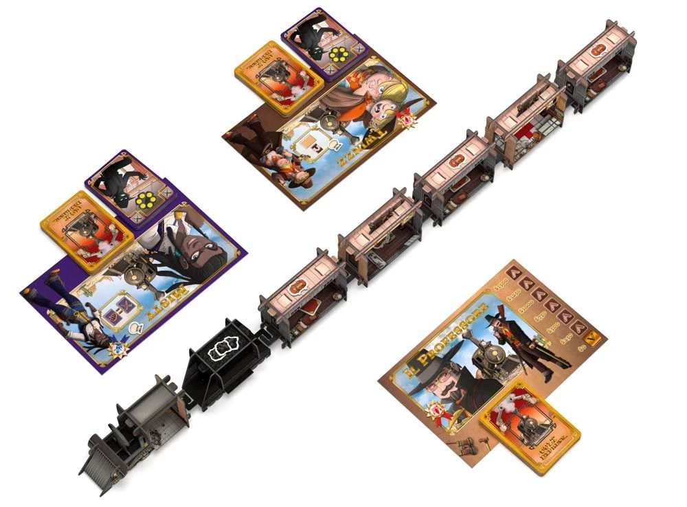 Gra planszowa - Colt Express. Kurierzy i pociąg pancerny (dodatek)