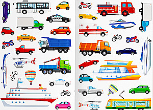 Reusable Stickers - Transport