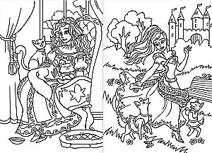 Coloring Book - Forest Sorceress
