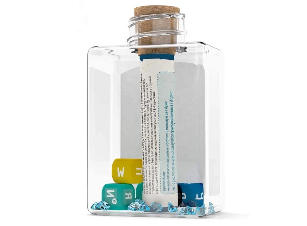Brettspiel - Nachricht in einer Flasche