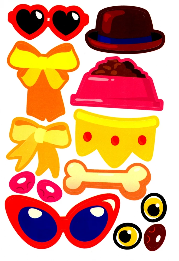 Sticker Book. Decorate Your Pet