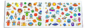 Children's Stickers - 100 Stickers. Space